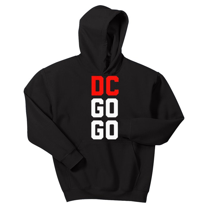 DC I Love Go Go Music Gift For Kids And Adults Kids Hoodie