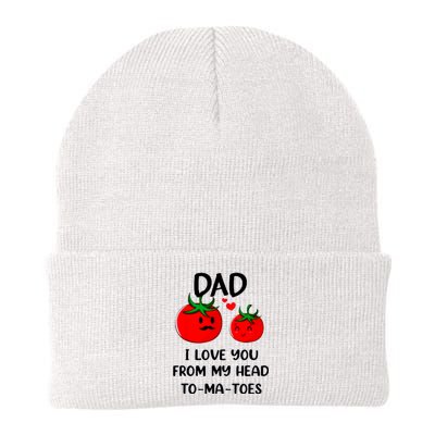 Dad I Love You From My Head Tomatoes Knit Cap Winter Beanie