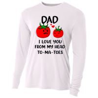 Dad I Love You From My Head Tomatoes Cooling Performance Long Sleeve Crew