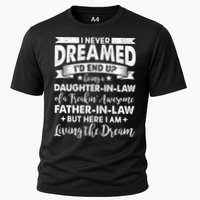 Daughter In Law Of A Freaking Awesome Father In Law Cooling Performance Crew T-Shirt