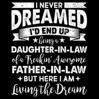Daughter In Law Of A Freaking Awesome Father In Law Cooling Performance Crew T-Shirt