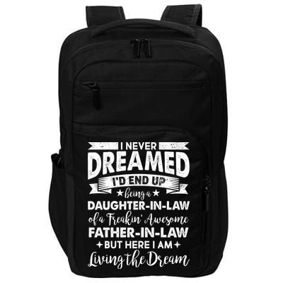 Daughter In Law Of A Freaking Awesome Father In Law Impact Tech Backpack