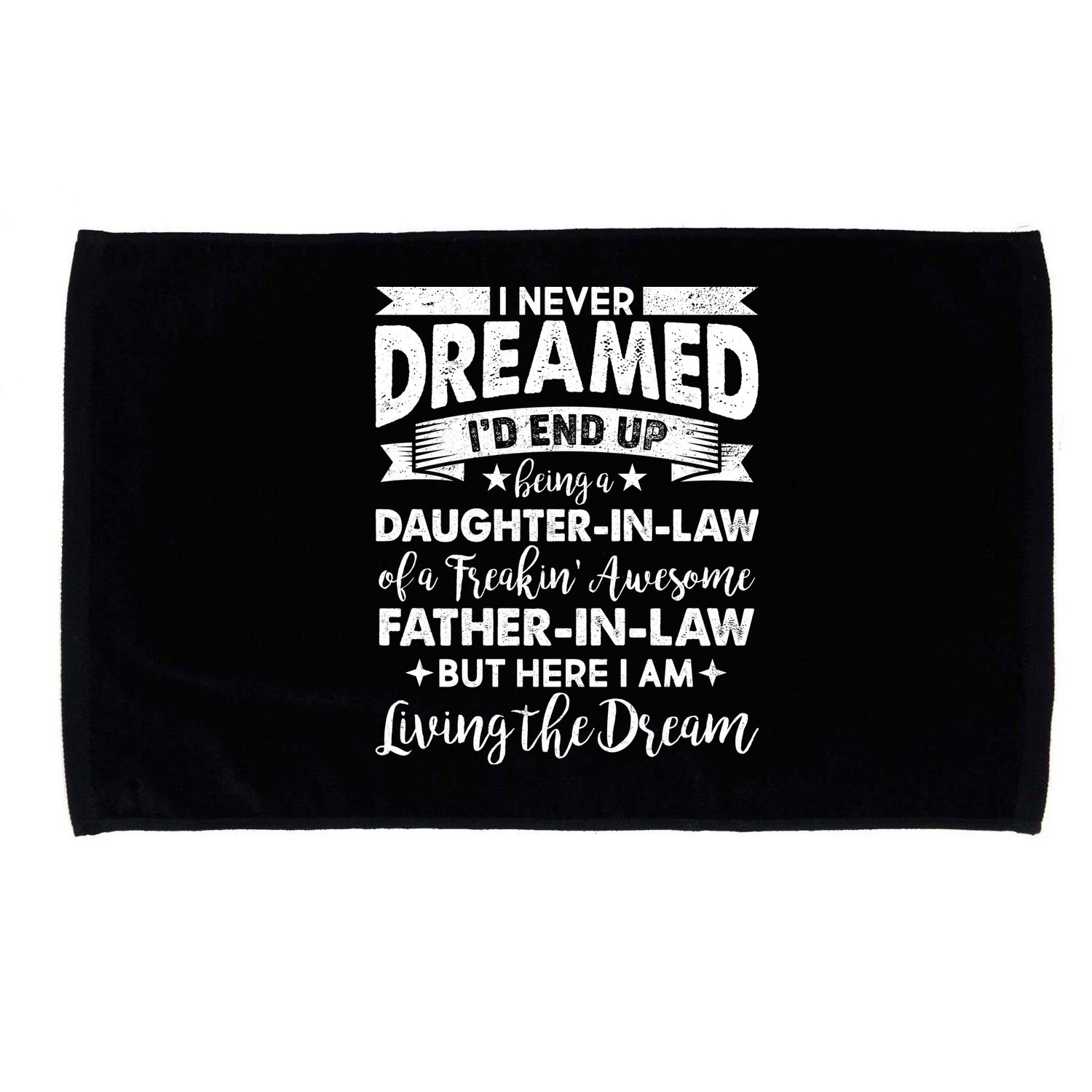 Daughter In Law Of A Freaking Awesome Father In Law Microfiber Hand Towel