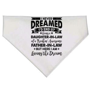 Daughter In Law Of A Freaking Awesome Father In Law USA-Made Doggie Bandana