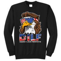 Damn I Love Freedom Eagle Funny Sweatshirt