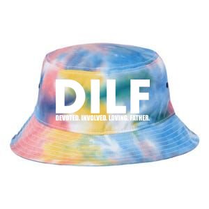 DILF Devoted Involved Loving Father Tie Dye Newport Bucket Hat