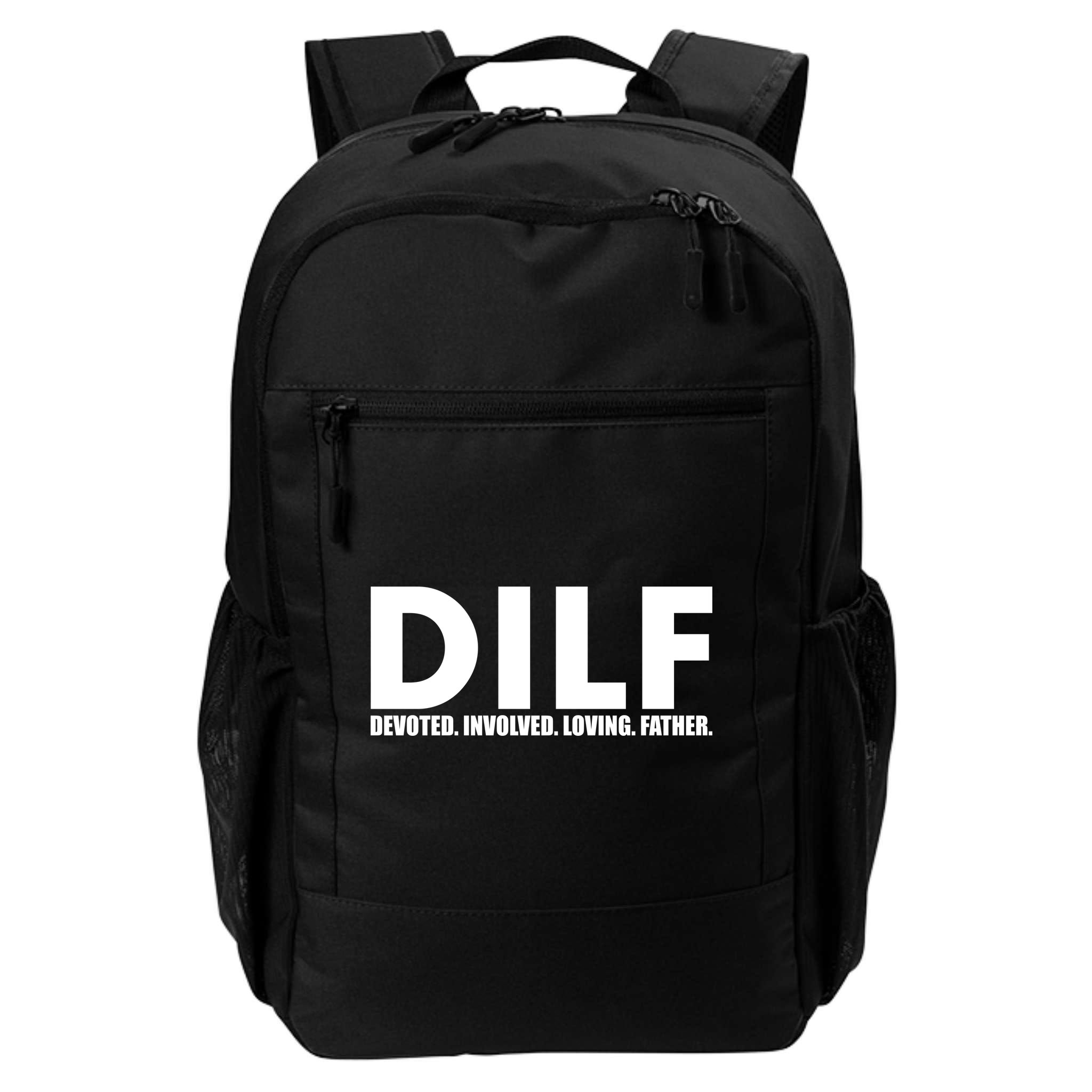 DILF Devoted Involved Loving Father Backpack