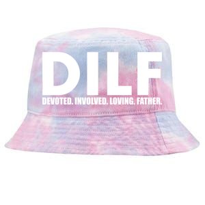 DILF Devoted Involved Loving Father Tie-Dyed Bucket Hat