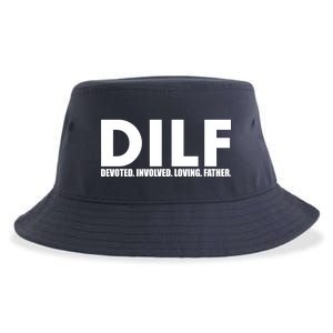 DILF Devoted Involved Loving Father Sustainable Bucket Hat