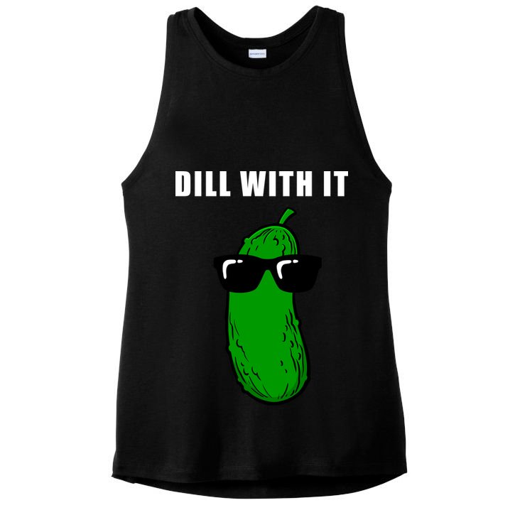 Dill With It Ladies PosiCharge Tri-Blend Wicking Tank