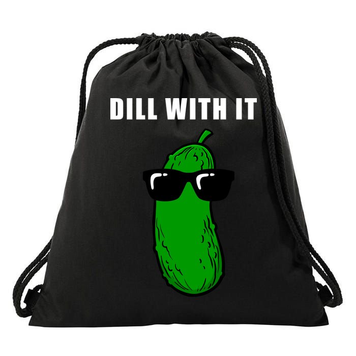 Dill With It Drawstring Bag