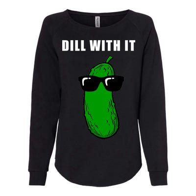 Dill With It Womens California Wash Sweatshirt