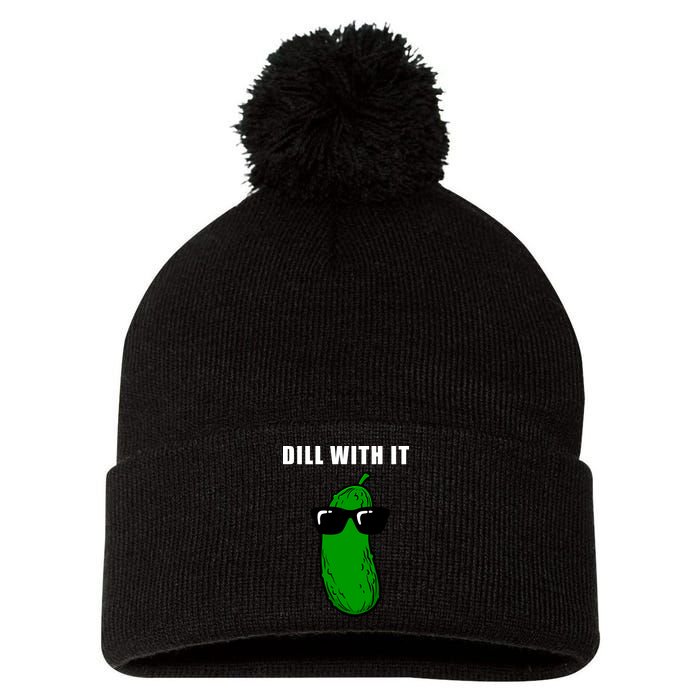 Dill With It Pom Pom 12in Knit Beanie
