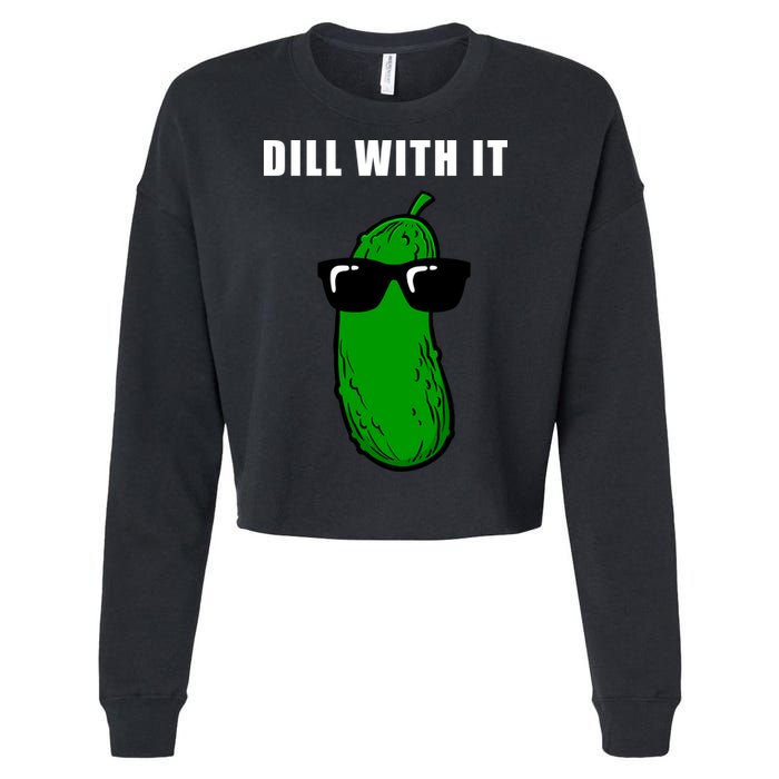 Dill With It Cropped Pullover Crew