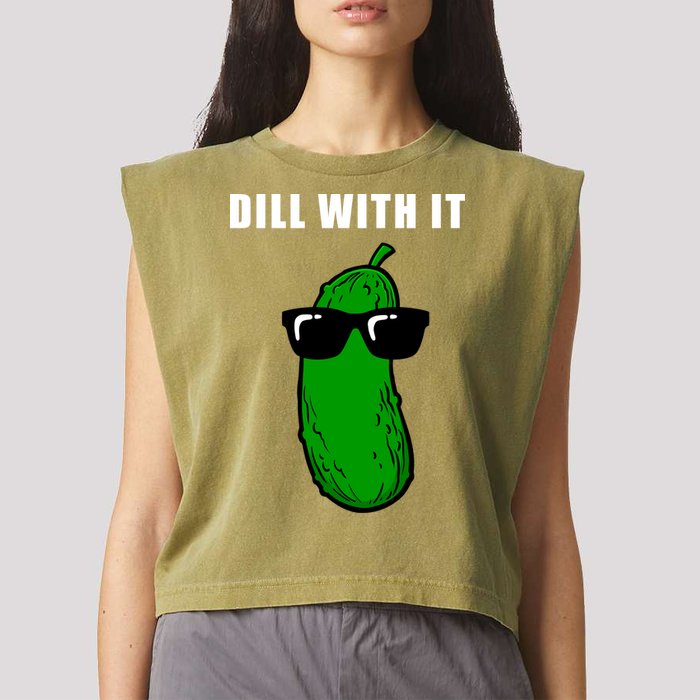 Dill With It Garment-Dyed Women's Muscle Tee