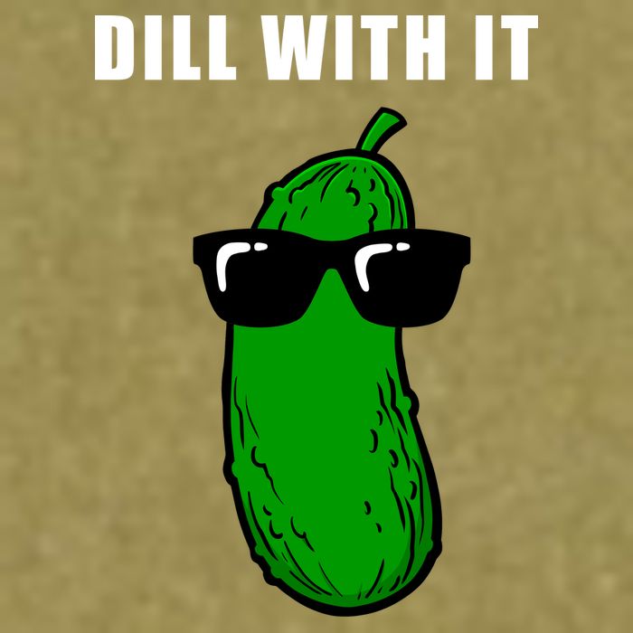 Dill With It Garment-Dyed Women's Muscle Tee
