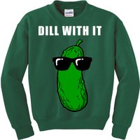 Dill With It Kids Sweatshirt