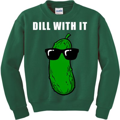 Dill With It Kids Sweatshirt