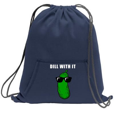 Dill With It Sweatshirt Cinch Pack Bag