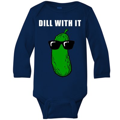 Dill With It Baby Long Sleeve Bodysuit