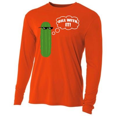 Dill With It Pickle Cooling Performance Long Sleeve Crew