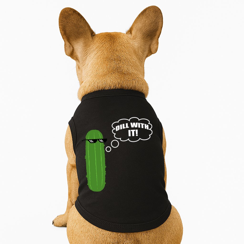 Dill With It Pickle Doggie Tank