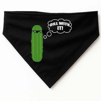 Dill With It Pickle USA-Made Doggie Bandana