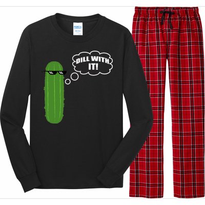 Dill With It Pickle Long Sleeve Pajama Set