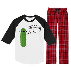 Dill With It Pickle Raglan Sleeve Pajama Set