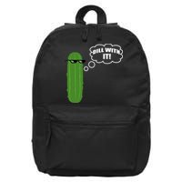 Dill With It Pickle 16 in Basic Backpack
