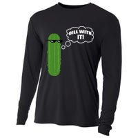 Dill With It Pickle Cooling Performance Long Sleeve Crew