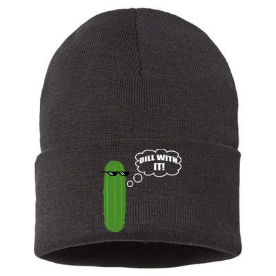 Dill With It Pickle Sustainable Knit Beanie