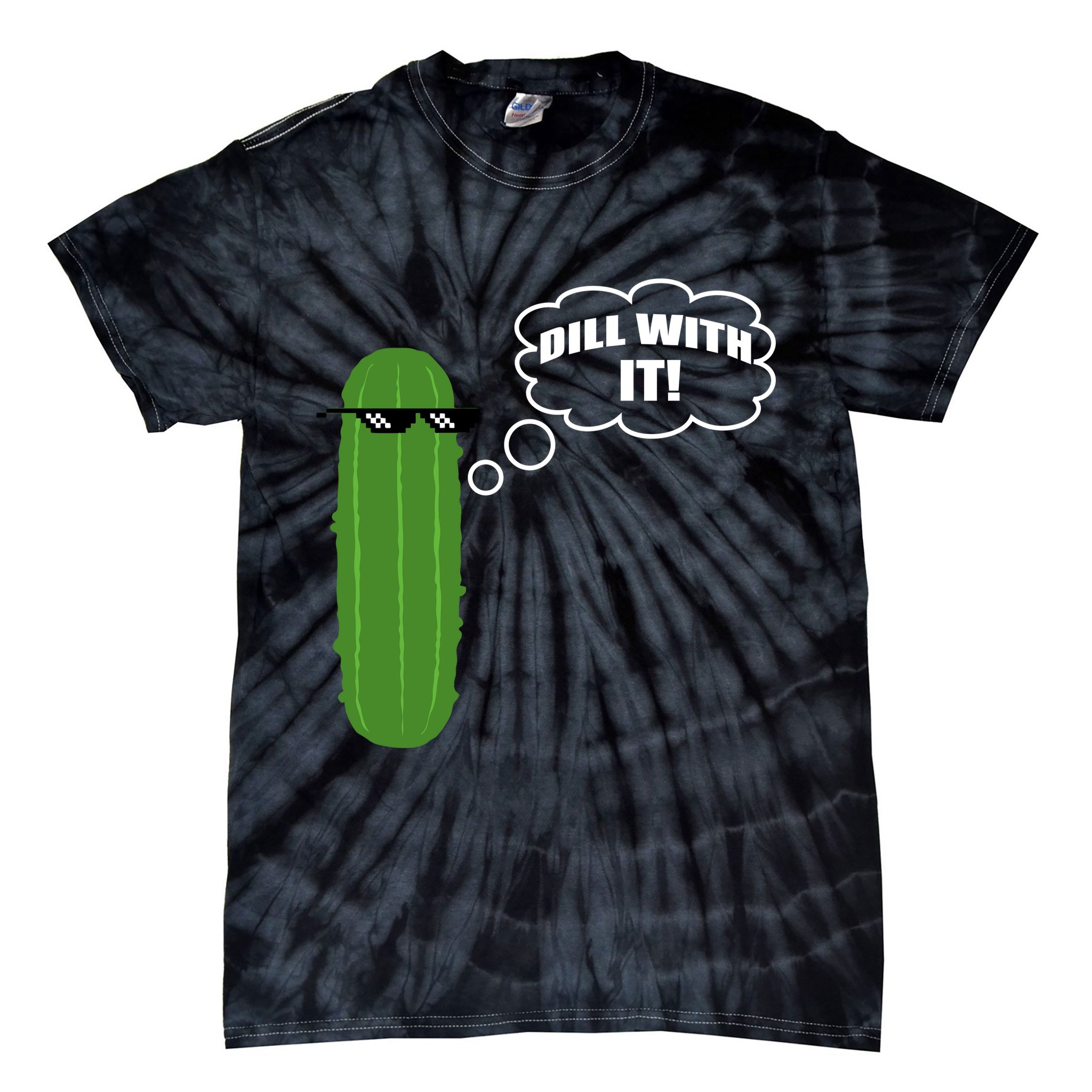 Dill With It Pickle Tie-Dye T-Shirt