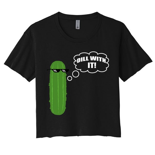 Dill With It Pickle Crop Top