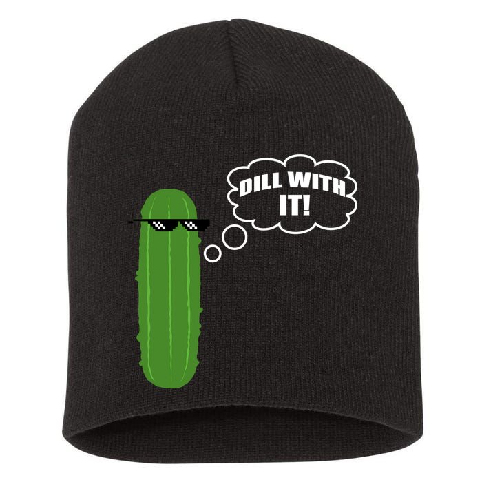 Dill With It Pickle Short Acrylic Beanie