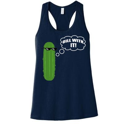 Dill With It Pickle Women's Racerback Tank