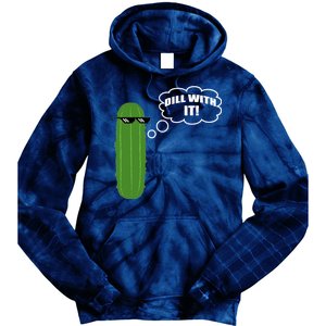 Dill With It Pickle Tie Dye Hoodie