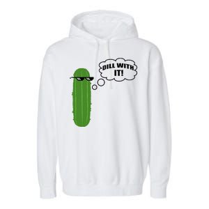 Dill With It Pickle Garment-Dyed Fleece Hoodie