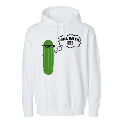 Dill With It Pickle Garment-Dyed Fleece Hoodie