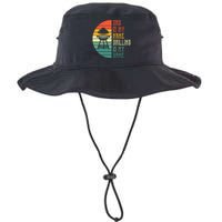 Dad Is My Name Grilling Is My Game Sport Fathers Day Legacy Cool Fit Booney Bucket Hat