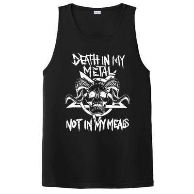 Death In My Metal Not In My Meals PosiCharge Competitor Tank