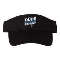 Dude Its My Birthday Party Happy Celebration Valucap Bio-Washed Visor