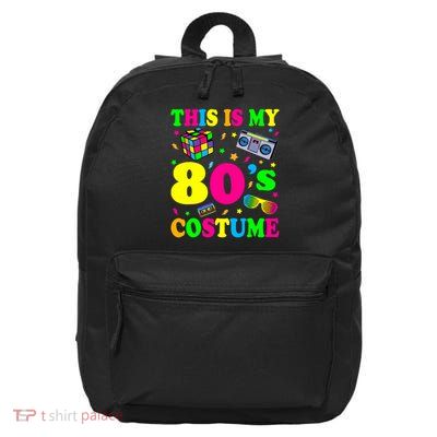 Das Ist Mein 80s Costume 1980s Party 16 in Basic Backpack