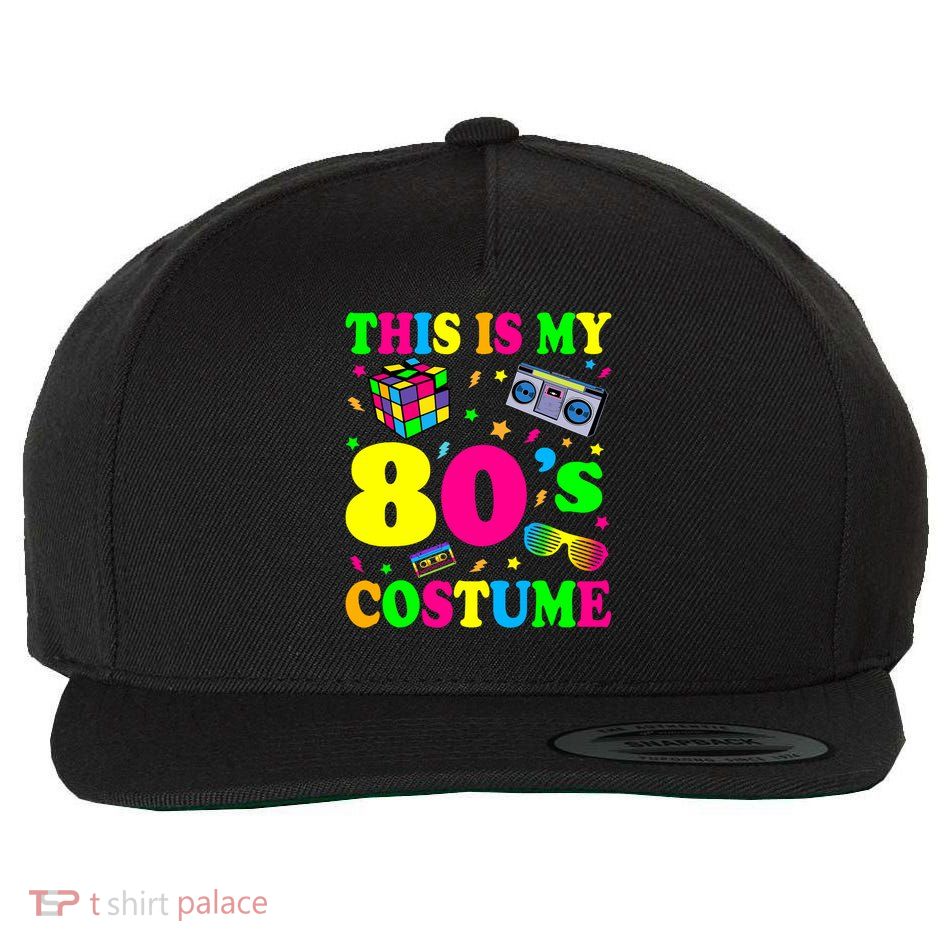 Das Ist Mein 80s Costume 1980s Party Wool Snapback Cap