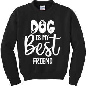 Dog Is My Best Friend Graphic Kids Sweatshirt