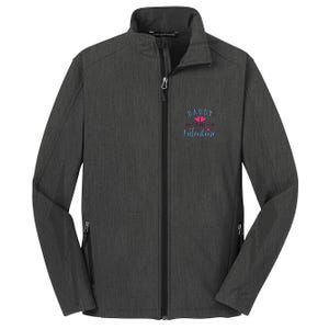 Daddy Is My Valentine Cute Holiday Core Soft Shell Jacket