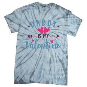 Daddy Is My Valentine Cute Holiday Tie-Dye T-Shirt