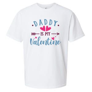 Daddy Is My Valentine Cute Holiday Sueded Cloud Jersey T-Shirt