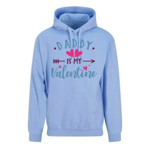 Daddy Is My Valentine Cute Holiday Unisex Surf Hoodie