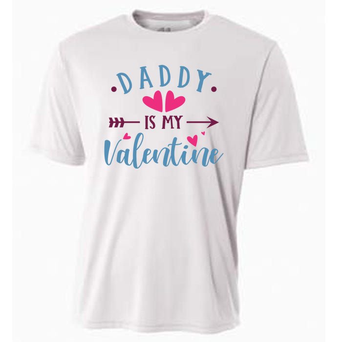 Daddy Is My Valentine Cute Holiday Cooling Performance Crew T-Shirt